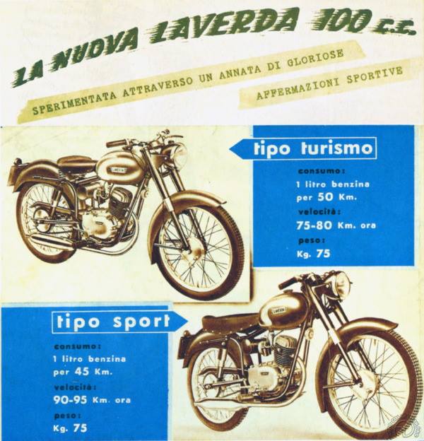 Pub Laverda 75-100cc - 1955