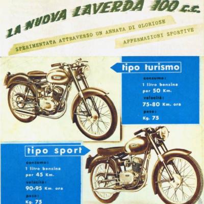 Pub Laverda 75-100cc - 1955